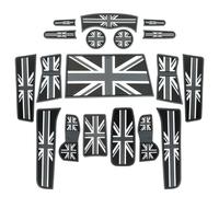 Konforhom Para Mini Cooper F56 F55 F54 F60 esteras con surcos para Puerta decoración Estera de Almacenamiento Antideslizante