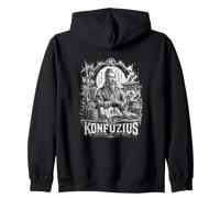 Konfuzious De La Única Manera Sabiduría Tao Buscadores Sudadera con Capucha
