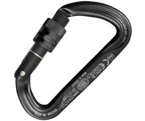 Kong Argón - Gancho de Aluminio roscado anodizado para Adultos, Unisex, Color Negro