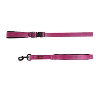 KONG Comfort - Correa de control rápido con mango acolchado y manos libres, ultra duradera, 6 pies (rosa)