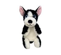 KONG Comfort Pups - Peluche de bajo relleno y ruido arrugado con chirriador (pequeño, jefe)