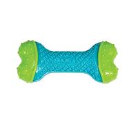 KONG CoreStrength Hueso Dental para Perros, Talla Pequeña/Grande | Hueso Masticable con Núcleo Multicapa Duradero, Cuerpo Texturizado para Limpiar los Dientes y Encías, Cuidado Dental