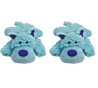 KONG - Cozie Assorted Pastels - Resistente Juguete de Peluche para morder - para Perros Medianos (Paquete de 2)