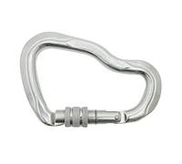 Kong Ferrata Screw Funeve, mosquetón de aleación Ligera/Abrazadera de Tornillo, Gran Apertura, Brillante