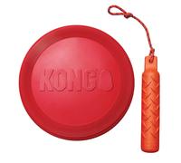 KONG - Flyer and Training Dummy - Juguete flotante para buscar y jugar con agua y disco volador - para perros grandes