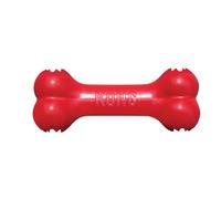 KONG Goodie Bone - Hueso Clásico de Caucho Natural para Perros - Dispensador de Golosinas - para Perros Medianos, Rojo