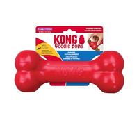 KONG Goodie Bone - Hueso para perros clásico de caucho natural duradero, apoya el compromiso mental - Distribución de golosinas - Rojo - Para perros de tamaño extra grande