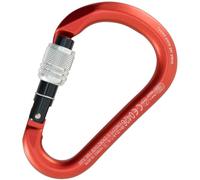 Kong HMS Classic Alu Screw mosquetón HMS de seguridad de escalada - Red