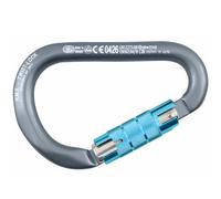 Kong HMS Classic Twist Lock mosquetón HMS de seguridad de doble acción de escalada - Grey