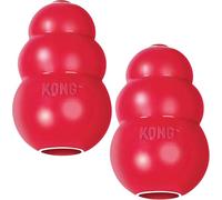 KONG Juguete clásico Doy para perros medianos, paquete de 2. Ideal para razas medianas.
