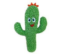 KONG Kickeroo - Juguete de cactus para gatos, pateador de felpa con sonido arrugado y hierba gatera norteamericana, ideal para lucha, patadas y abrazos