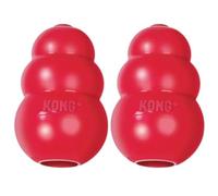 KONG King, juguete clásico para perros, XXL, color rojo (2 unidades)