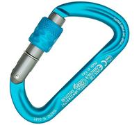 KONG Argon S Mosquetón enroscable (CYAN/GREY/CYAN)