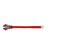 Kong - Mosquetón automático con Correa Prog XL, Color Negro y Rojo, 45 cm
