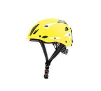 Kong. Mouse Work - Casco de Trabajo aireado, Casco de Seguridad, Certificado EN 397:2012 y A1:2012, 385 g, Talla única, Ajustable 52-64 cm, Fabricado en Italia, Color Amarillo neón