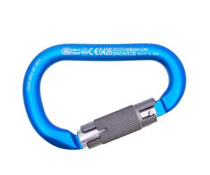 Kong Napik Auto Block HMS mosquetón HMS de seguridad de triple acción de escalada - Turquoise