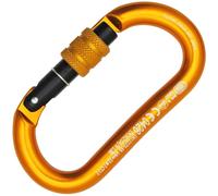 Kong Oval Alu Classic Screw Sleeve mosquetón ovalado para espeleología - Orange
