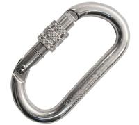 Kong Oval Alu Classic Screw Sleeve mosquetón ovalado para espeleología - Polished