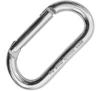 Kong Oval Steel Straight Gate Connector Unisex - Adulto, Pulido, Talla Única
