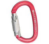 Kong Ovalone - Cerradura giratoria de Aluminio, Color Rojo