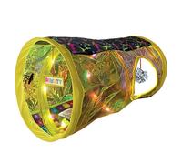 KONG Play Spaces Rave Cave - Túnel activado por movimiento con música/luces - para gatos