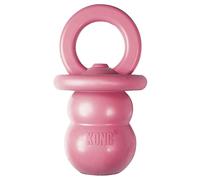 KONG Puppy Binkie - Chupete para cachorros - Juguete masticable rellenable para que jueguen - Golosina de caucho natural duradera para cachorros