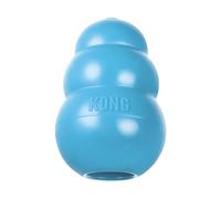 KONG Puppy - Juguete masticable para la dentición de Perros - Material de Caucho Natural - para Cachorros Medianos, Azul