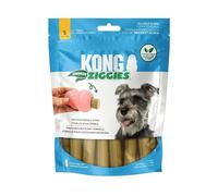 KONG Puppy Ziggies - Golosinas de limpieza de dientes mejoradas para perros, se pueden utilizar juguetes clásicos de goma (mediano/grande)