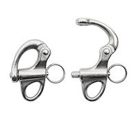 Kong Quick Release-Conector Desenganche Rápido Anillo Fijo INOX - Mosquetón Unisex Adulto