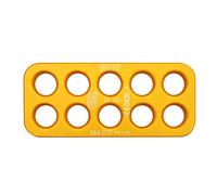 KONG Rally Flat - Placa de Ancla, Color Naranja