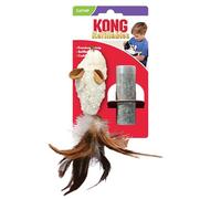 KONG - Refillables Feather Mouse Catnip Toy - Hierba gatera de calidad superior de Norteamérica
