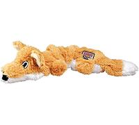 KONG - Scrunch Knots Fox - Juguete con cuerdas internas antirrotura - Para Perros de Raza Pequeña/Mediana