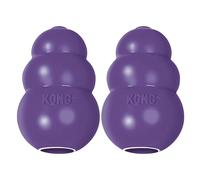 KONG Senior - Juguete para perros con goma natural suave - Juguete duradero para perros mayores - Usa golosinas con juguete masticable rellenable - Juguete para masticar y buscar - para perros