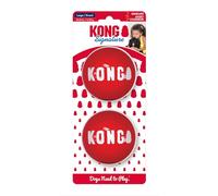 KONG Signature Balls Duraderas para Buscar, Pack de 2, Grande | Pelotas Ultra Duraderas para Buscar en Pack de 2, Alto Rebote para Sesiones de Juego y Recuperación al Aire Libre