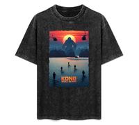 Kong Skull Island Movie Poster Mens Black S-3XL tee T-Shirt Black M