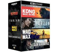 Kong : Skull Island + Tarzan + Mad Max : Fury Road + San Andreas [Francia] [Blu-ray]