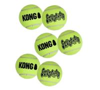 Pelota de tenis Squeaker para perros - KONG - Tamaño: Medio | Cantidad: 6 unidades
