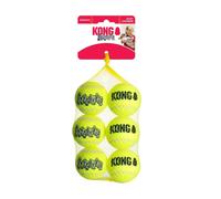 Pelota de tenis Squeaker para perros - KONG - Tamaño: Medio | Cantidad: 6 unidades