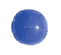 KONG - Squeezz Ball - Juguete que rebota y suena incluso pinchado (varios colores) - Para Perros de Raza Grande