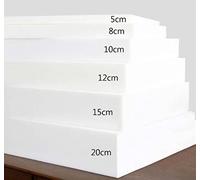 Kongdson Relleno de Espuma 55x55x8cm para Sofá, Almohada de Repuesto de Alta Densidad, Hoja de Relleno de Esponja Cortada a Medida para Accesorios del Hogar