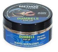 Konger Jaxon Boilies POP-UP 10 mm 30 g para método alimentador método de pesca de carpas (ácido butírico/FM-DP05)