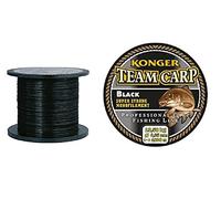 Konger Team Carp - Sedal de pesca (monofilamento, 1000 m, 0,30 mm/11,30 kg), color negro