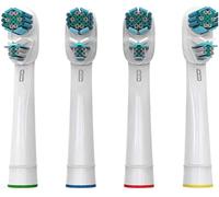 Kongkay 4 cabezales de cepillo de dientes eléctricos compatibles con Oralb Dual Clean, Oralb Vitality Pro Smart Advance Power