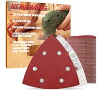 KONGMING 120 Piezas Lijas para Lijadora Grano 240 Hojas de Lija 6 Agujeros para Lijadora de Detalle Mouse