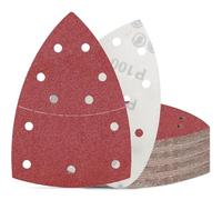 KONGMING 50 Piezas Lijas para Lijadora Grano 100 Hojas de Lija 11 Agujeros para Lijadora de Detalle Mouse