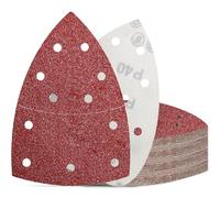 KONGMING 50 Piezas Lijas para Lijadora Grano 40 Hojas de Lija 11 Agujeros para Lijadora de Detalle Mouse