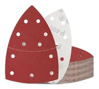 KONGMING 50 Piezas Lijas para Lijadora Grano 400 Hojas de Lija 11 Agujeros para Lijadora de Detalle Mouse