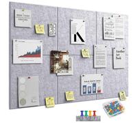 Kongming 6 piezas Corcho Pared autoadhesivo con 40 Bichos, 9 mm de grosor Tablero de Corcho para Fotos, 30 * 30cm Paneles decorativos para Pared Hogar Oficinas Escuela