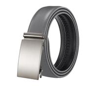 KONGNY Cinturón De Cuero De 3,5Cm Cinturones Con Hebilla Automática Para Hombres Cinturón Para Hombres, Gris