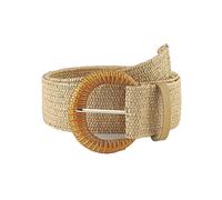 KONGNY Cinturones Trenzados de Paja Elástica Bohemia para Mujer, Cinturón Ancho de Tejido de Paja Pp, Cinturón de Cintura para Mujer, PC 1